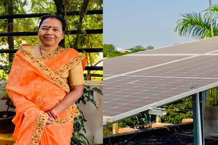 रायपुर : पीएम सूर्य घर मुक्त बिजली योजना अपनाकर देवकुमारी कर रहीं पर्यावरण का संरक्षण