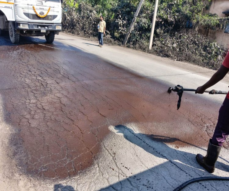 रायपुर : बिलासपुर जिले में सड़कों का हो रहा उन्नयन