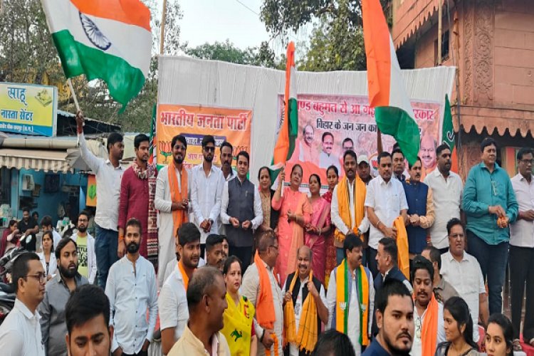 जवाहर नगर मंडल ने ‘रन फार यूनिटी’ पदयात्रा का किया भव्य स्वागत