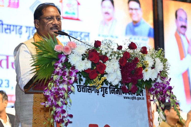 रायपुर : मुख्यमंत्री श्री विष्णु देव साय ने हाउसिंग बोर्ड की 2060 करोड़ की लागत वाली आवासीय परियोजनाओं का किया शुभारंभ