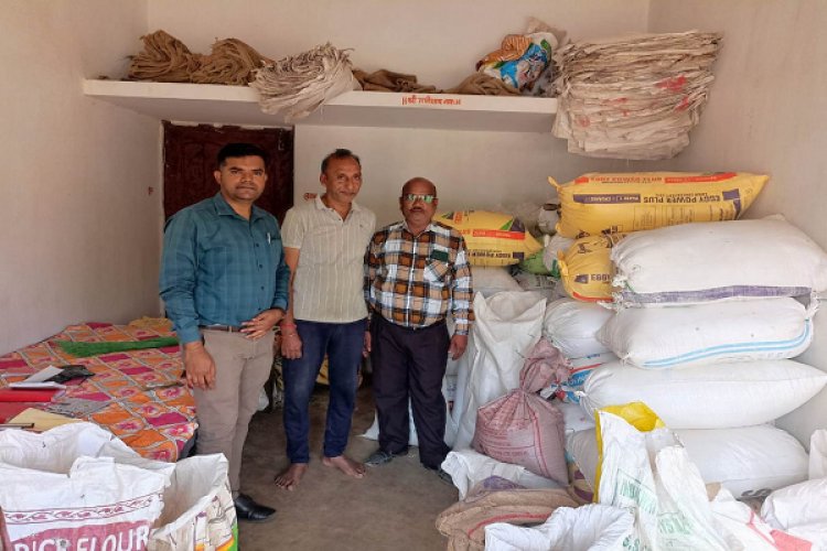 रायपुर : कटघोरा क्षेत्र में 90 क्विंटल अवैध धान जब्त