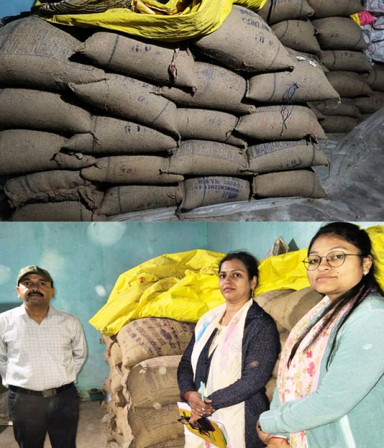 रायपुर : धान के अवैध परिवहन और भण्डारण पर कार्यवाही तेज