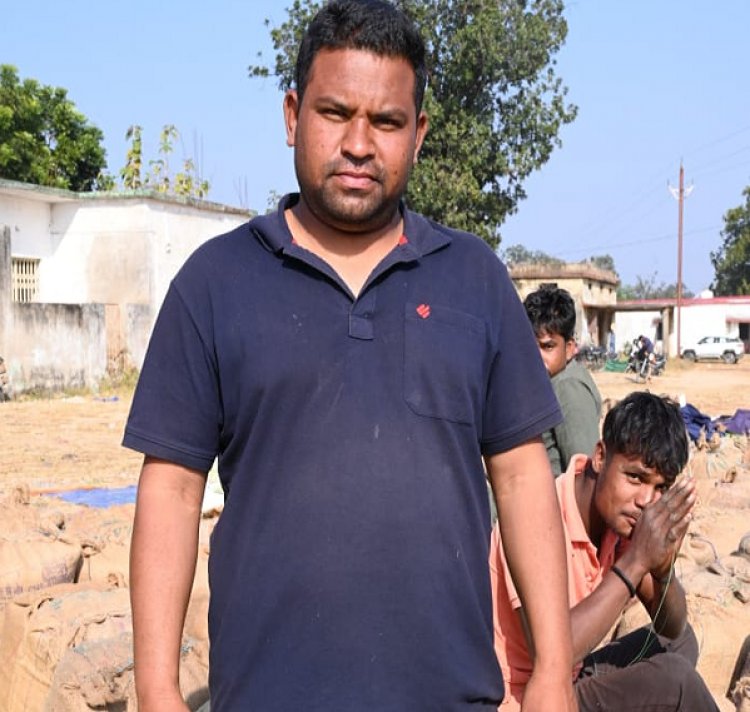 रायपुर : किसान दीपक कुमार ने बेचा 39.20 क्विंटल धान