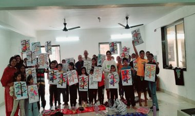 चित्रकला प्रतियोगिता में बच्चों ने दिखाई प्रतिभा