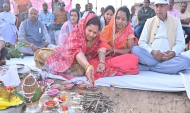 रायपुर : मंत्री श्रीमती लक्ष्मी राजवाड़े ने किया 8 करोड़ रुपए से अधिक लागत वाले पुल निर्माण कार्यों का भूमिपूजन