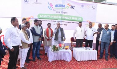 रायपुर : हॉकी में देश की बेटियां अंतरराष्ट्रीय स्तर पर कर रही देश का नाम रोशन - उप मुख्यमंत्री श्री अरूण साव