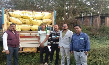 रायपुर : ओड़ीसा से अवैध रूप से लाये जा रहे 30 क्विंटल धान और वाहन को किया गया जब्त