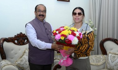 रायपुर : उप मुख्यमंत्री श्री अरुण साव से मिलीं अंतरराष्ट्रीय मुक्केबाज मैरी कॉम