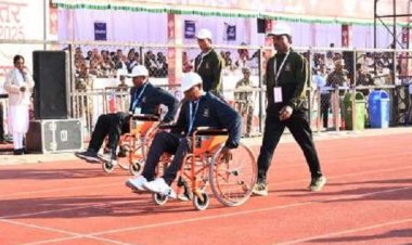 बस्तर ओलम्पिक में अदम्य साहस की मिसाल बनी व्हील चेयर दौड़