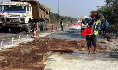 रायपुर : रायपुर-बिलासपुर हाइवे : ब्लैक स्पॉट्स में अंडरपास और सर्विस लेन निर्माण, हाइवे को मवेशीरहित बनाने की कोशिश