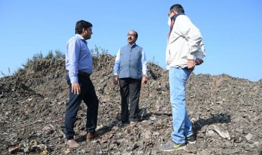 उप मुख्यमंत्री श्री अरुण साव ने सरोना डंप-साइट का किया निरीक्षण