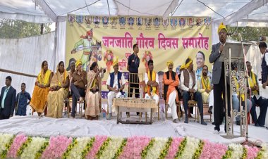 मंत्री श्री राम विचार नेताम ने शहीद वीर नारायण सिंह की प्रतिमा स्थापना हेतु किया भूमिपूजन