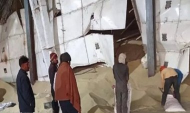 राइस मिल में चिमनी गिरने से मजदूर की मौत