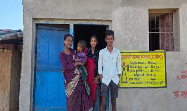 प्रधानमंत्री आवास योजना से सरगुजा के दिल भरन राजवाड़े परिवार को मिला पक्का आशियाना