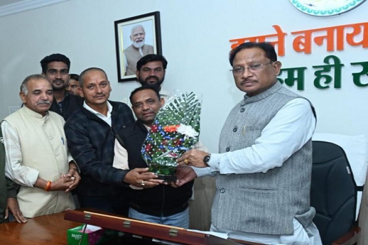 रायपुर : मुख्यमंत्री श्री विष्णु देव साय से कुंभकार समाज के प्रतिनिधि मंडल की सौजन्य मुलाकात