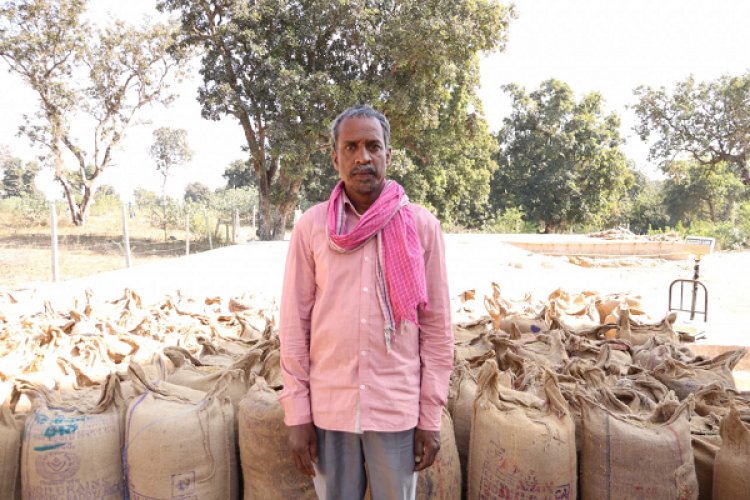 रायपुर : कोरबा जिले में सुगम धान खरीदी व्यवस्था से खुश किसान