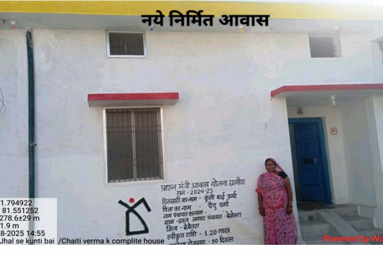 रायपुर : प्रधानमंत्री आवास योजना से बदली जिंदगी