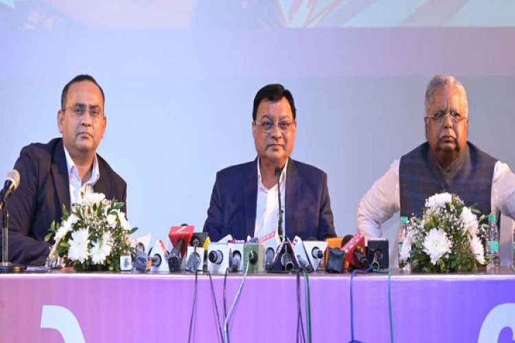 मंत्री लखन लाल देवांगन की पत्रकार वार्ता