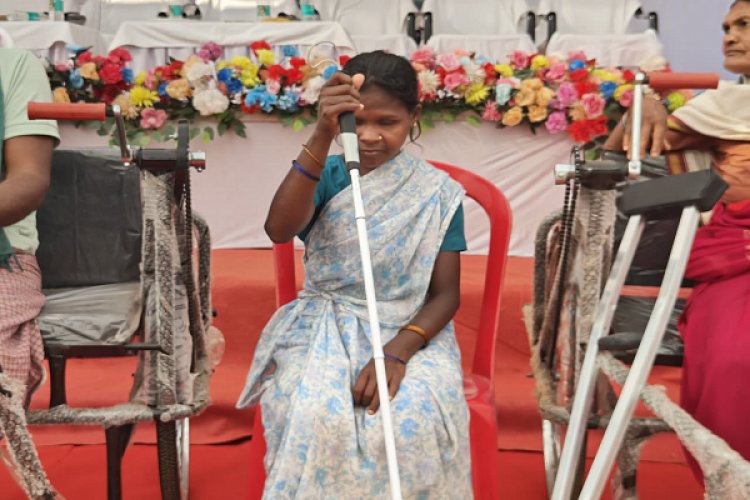 सुशासन की रोशनी से संवर रहे हैं जीवन : नेत्रहीन इंद्राणी की राह पहले से हुई आसान