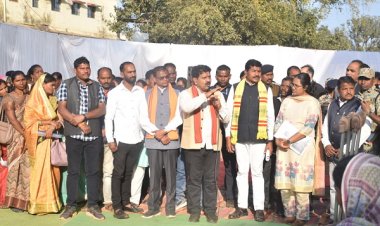 अबूझमाड़ के ओरछा पहुंचें गृह मंत्री श्री विजय शर्मा, जनचौपाल में उमड़ा जन सैलाब