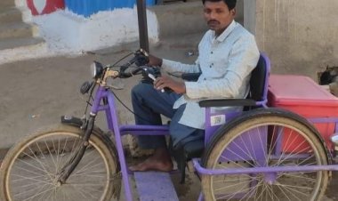 बैटरी चालित मोटराइज्ड ट्राइसाइकिल बनी संबल