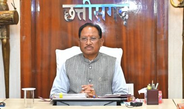 मुख्यमंत्री श्री विष्णु देव साय की अध्यक्षता में आज यहां सिविल लाइन स्थित मुख्यमंत्री निवास कार्यालय में कैबिनेट की बैठक