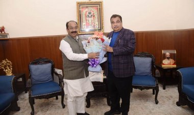 उप मुख्यमंत्री श्री अरुण साव की नई दिल्ली में केन्द्रीय सड़क परिवहन एवं राजमार्ग मंत्री श्री नितिन गडकरी से मुलाकात