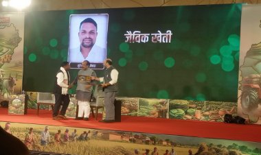 किसान सुरेश कुमार नाग को मिला ‘भुइयां के भगवान’ सम्मान