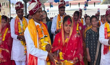 माँ दंतेश्वरी को साक्षी मानकर मुख्यमंत्री कन्या विवाह समारोह में 191 जोड़े वैवाहिक बंधन में बंधे