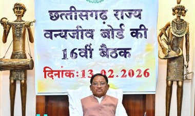 वन्यजीवों के प्राकृतिक आवास की सुरक्षा और सह-अस्तित्व के सिद्धांतों के अनुरूप हो सभी गतिविधियों का संचालन : मुख्यमंत्री श्री साय