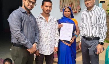 श्रम विभाग द्वारा घर पहुच दिलाया जा रहा योजना का लाभ