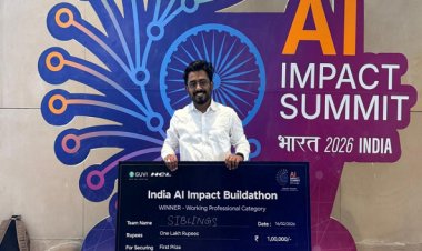 AI की दुनिया में राष्ट्रीय मंच पर लहराया छत्तीसगढ़ का परचम : इंडिया AI इंपैक्ट बिल्डथॉन में रायपुर के अनुराग मानिक और आस्था मानिक ने हासिल किया प्रथम स्थान