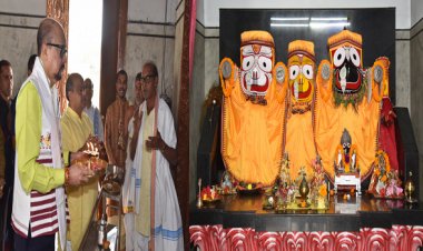 रायपुर : राज्यपाल श्री रमेन डेका ने किए महाप्रभु श्री जगन्नाथ भगवान के दर्शन