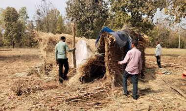वन विकास निगम ने हटाया अवैध अतिक्रमण : ग्रामीणों का मिला सहयोग