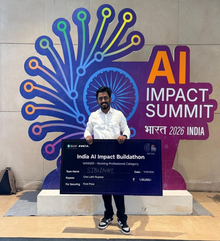 AI की दुनिया में राष्ट्रीय मंच पर लहराया छत्तीसगढ़ का परचम : इंडिया AI इंपैक्ट बिल्डथॉन में रायपुर के अनुराग मानिक और आस्था मानिक ने हासिल किया प्रथम स्थान