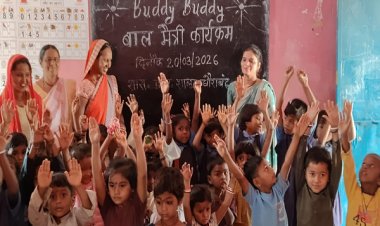 'बाल मैत्री (Buddy Buddy)' पहल से आंगनबाड़ी से विद्यालय तक बच्चों का सफर हुआ आसान