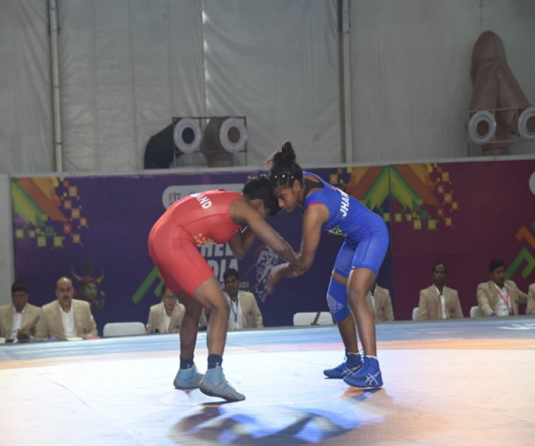 खेलो इंडिया ट्राइबल गेम्स-2026 : सरगुजा में कुश्ती स्पर्धा की शानदार शुरुआत