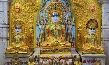 अक्षय तृतीया पर सीमंधर स्वामी जैन मंदिर में इक्षुरस से परमात्मा का स्नात्र पूजन