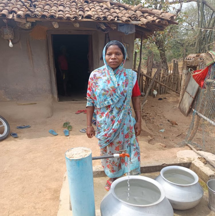 'हर घर जल' से बदली जोगीमारा की तस्वीर, हर घर तक पहुंचा स्वच्छ पेयजल