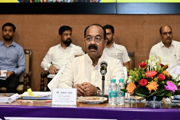 शहरों में पेयजल आपूर्ति, अवैध प्लॉटिंग और अवैध निर्माण पर उप मुख्यमंत्री श्री अरुण साव सख्त