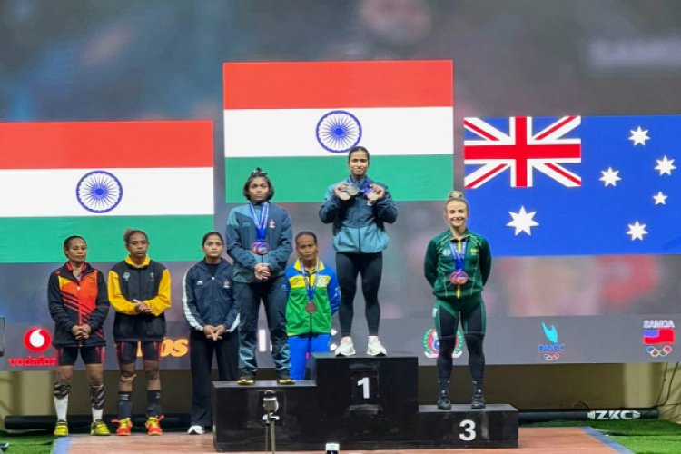 अंतरराष्ट्रीय वेटलिफ्टिंग टूर्नामेंट में ज्ञानेश्वरी यादव को गोल्ड मेडल