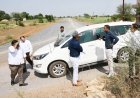 पीडब्लूडी सचिव ने किया निर्माणाधीन NH-130A का निरीक्षण