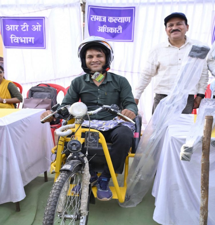 सपनों को मिले पहिए : भीमा मारकंडे की 'बैसाखी' से 'आत्मनिर्भरता' तक की प्रेरक यात्रा