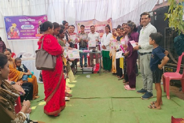 बेटी बचाओ-बेटी पढ़ाओ योजना : निःशुल्क स्वास्थ्य जांच शिविर आयोजित