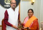 राज्यपाल श्री डेका से राष्ट्रीय पिछड़ा वर्ग आयोग की अध्यक्ष साध्वी निरंजन ज्योति ने की सौजन्य भेंट