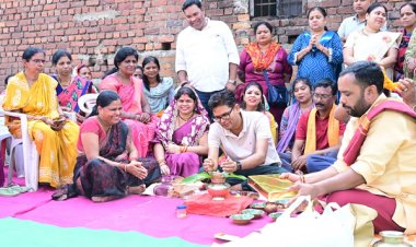 रायगढ़ वार्ड क्रमांक 26 को मिली सामुदायिक भवन की सौगात, वित्त मंत्री श्री ओ.पी. चौधरी ने किया भूमिपूजन