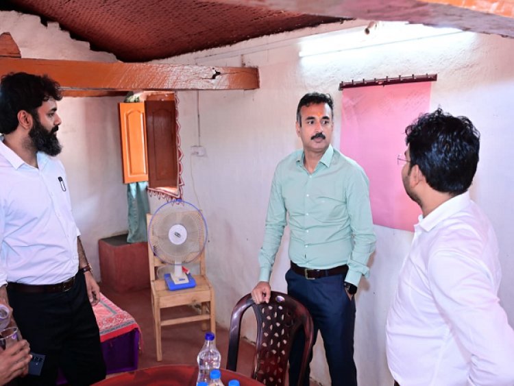 प्रभारी सचिव श्री अंकित आनंद ने केरे गांव के होमस्टे का किया अवलोकन